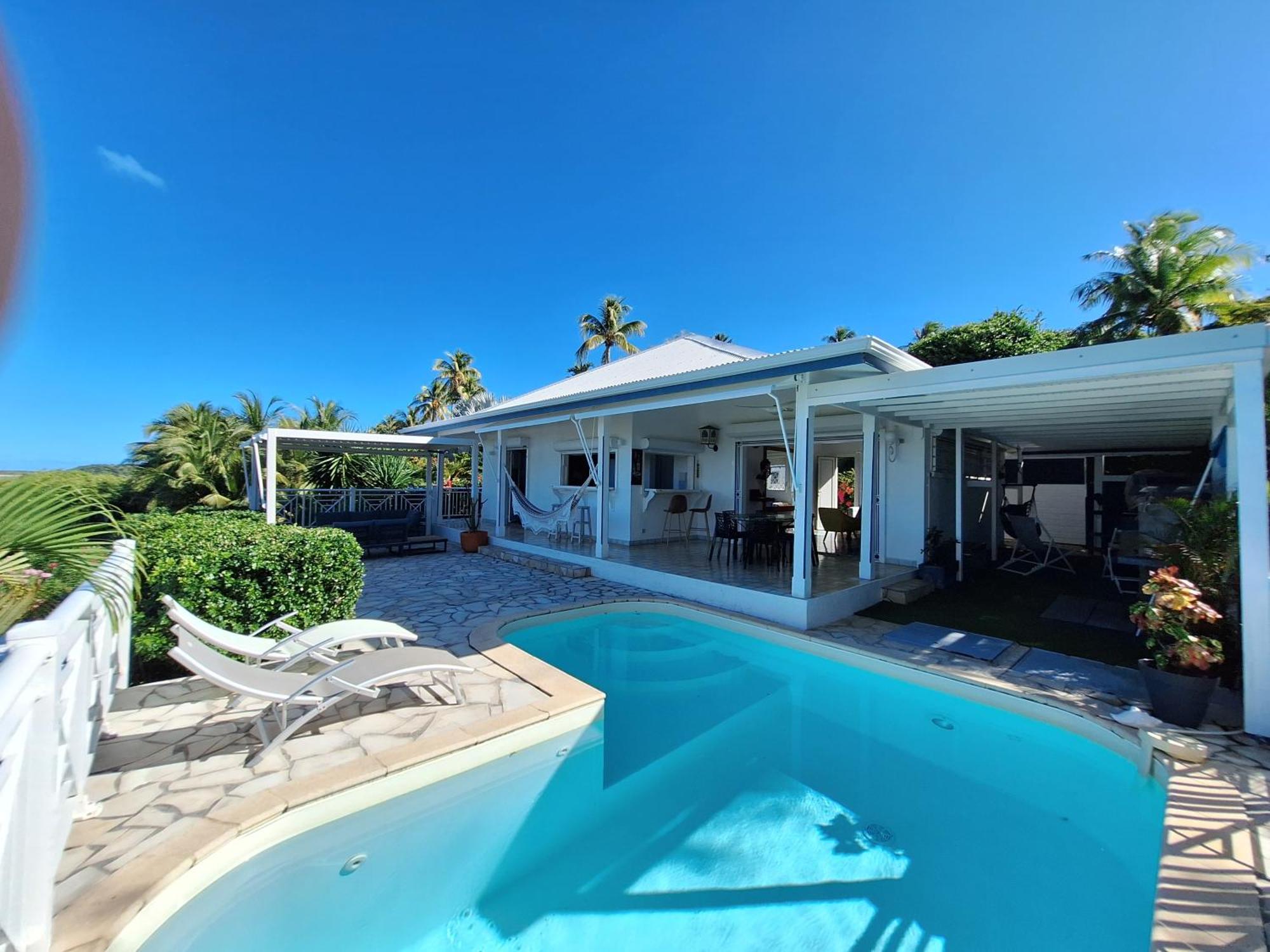 Villa Muscade Guadeloupe, Piscine, Vue Mer Et Acces Plage Saint-Francois  Esterno foto
